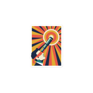 Let's See, Said the Blind Man design — Vamos a ver, dijo un ciego — Vinyl sticker
