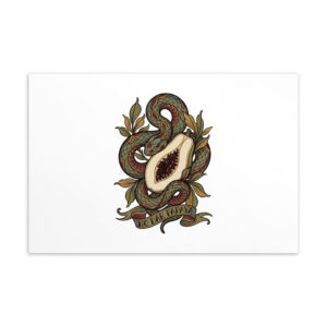 No Dar Papaya design — No dar papaya — postcard