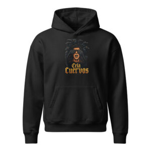 Cria Cuervos design — Cría cuervos y te sacarán los ojos — Unisex heavyweight hoodie