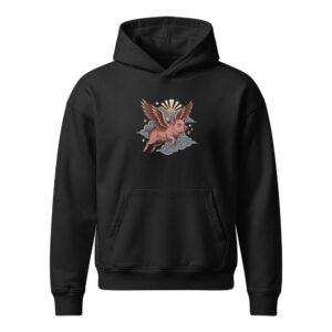 When Pigs Fly design — When pigs fly — Unisex heavyweight hoodie