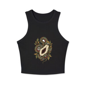 No Dar Papaya design — No dar papaya — Women's micro-rib racer tank